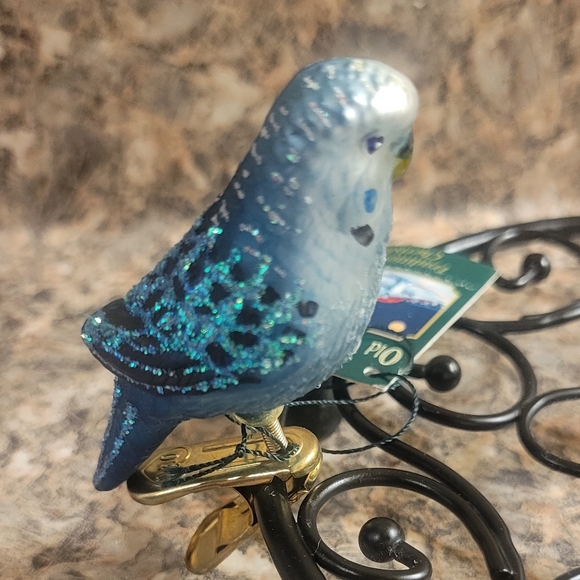 Old World Christmas 2006 "Miniature Parakeet" Clip-on Ornament - Picture 3 of 7